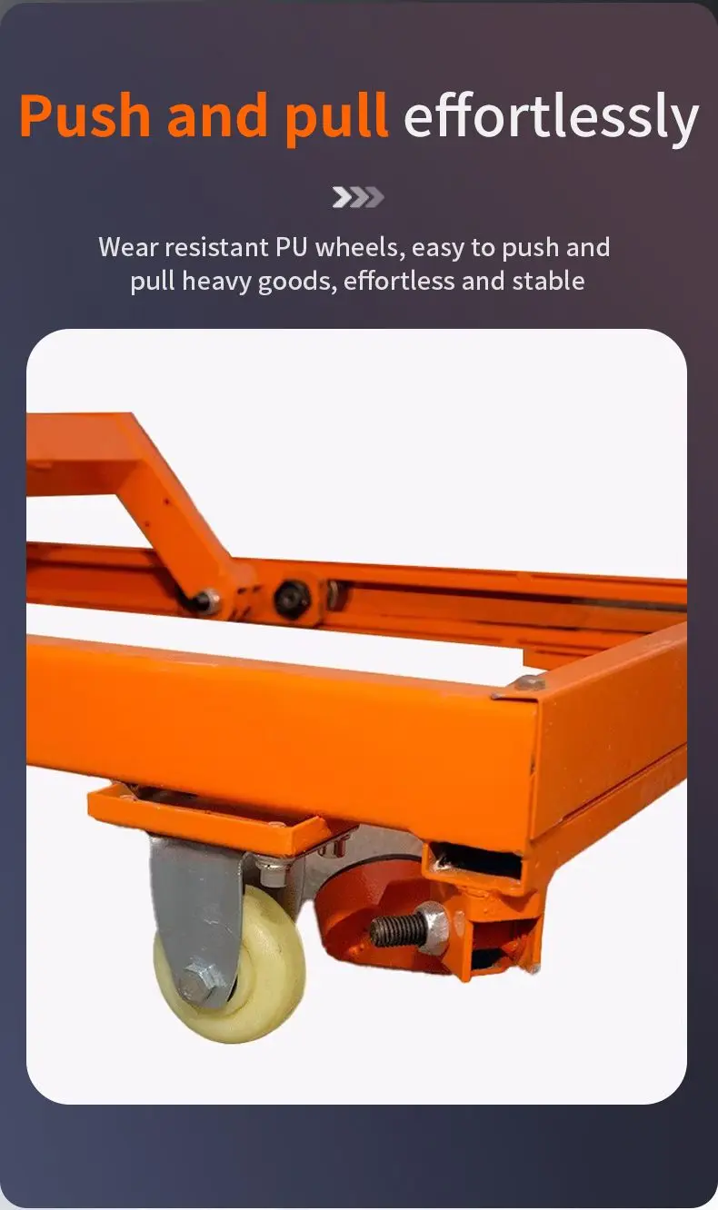 High Quality Electric Lifting Horse Stool Interior Decoration Lift Light New Folding Mobile Hydraulic Lifting Platform