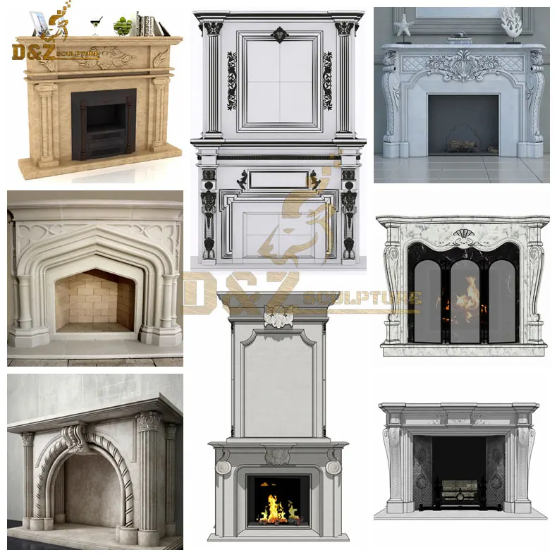 fireplace-mantel-3D-file