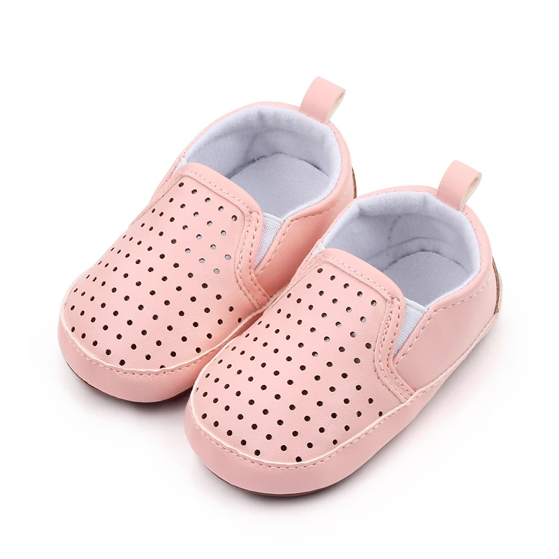 Spring and Summer Infants Shoes Hollowed Out Classic Breathable Leisure Baby Toddler Peas Shoes for 0-1 Years Old Boys and Girls manufacture