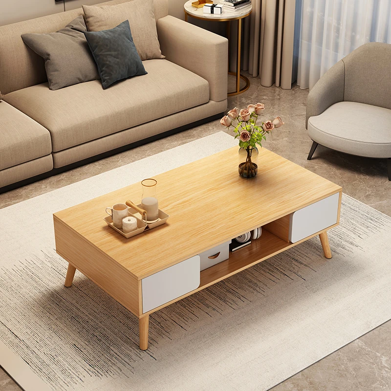 Home Decor living room Low height Couch Center Coffee Table with drawer