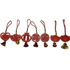 Bell Bellsbells Latest Promotion Price Chinese Style Red Letter Good Wishes Hanging Jingle Bell