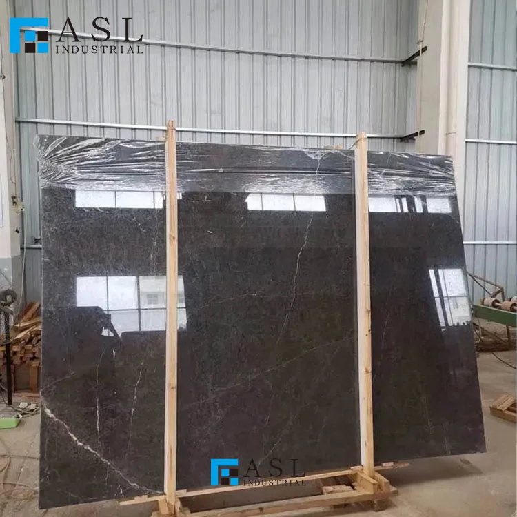 Italy Wyndham grey marble tile and slabs China naturlike atlantis ocean gray type marble of ziarat 24x24