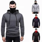 Size Hoodie High Quality M-3XL Size Sportwear Casual Cotton Sweatshirt Mens Hoodie With Masked