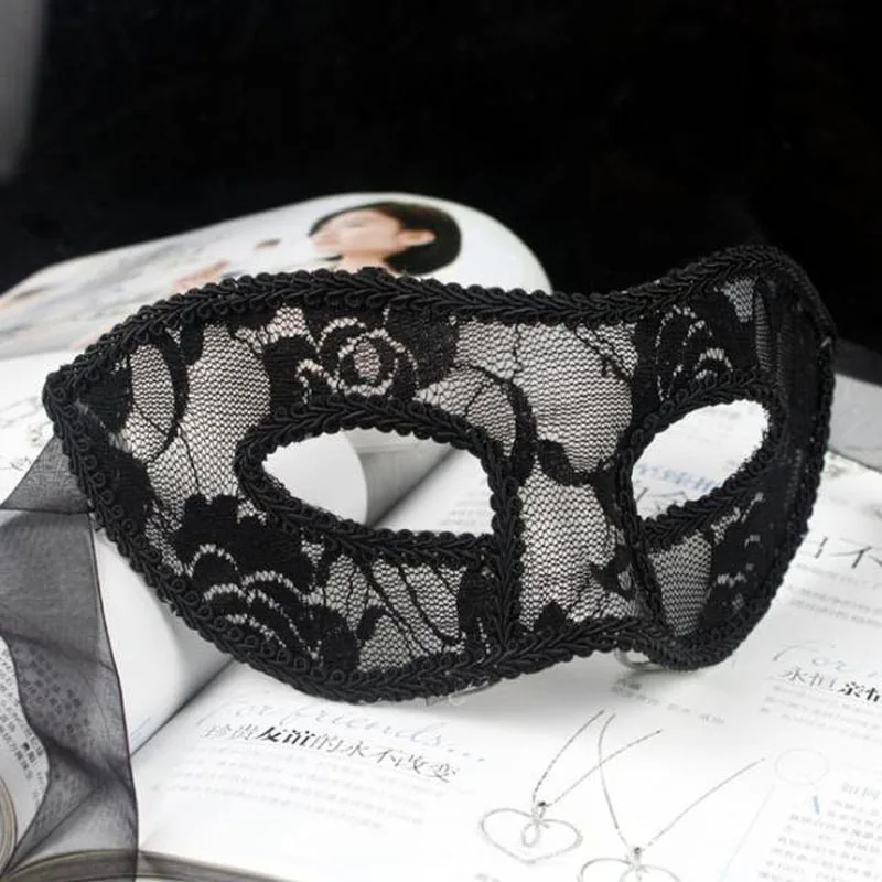 Black Red White Women Sexy Lace Eye Mask Party Masks For Masquerade Halloween Venetian Masquerade Masks