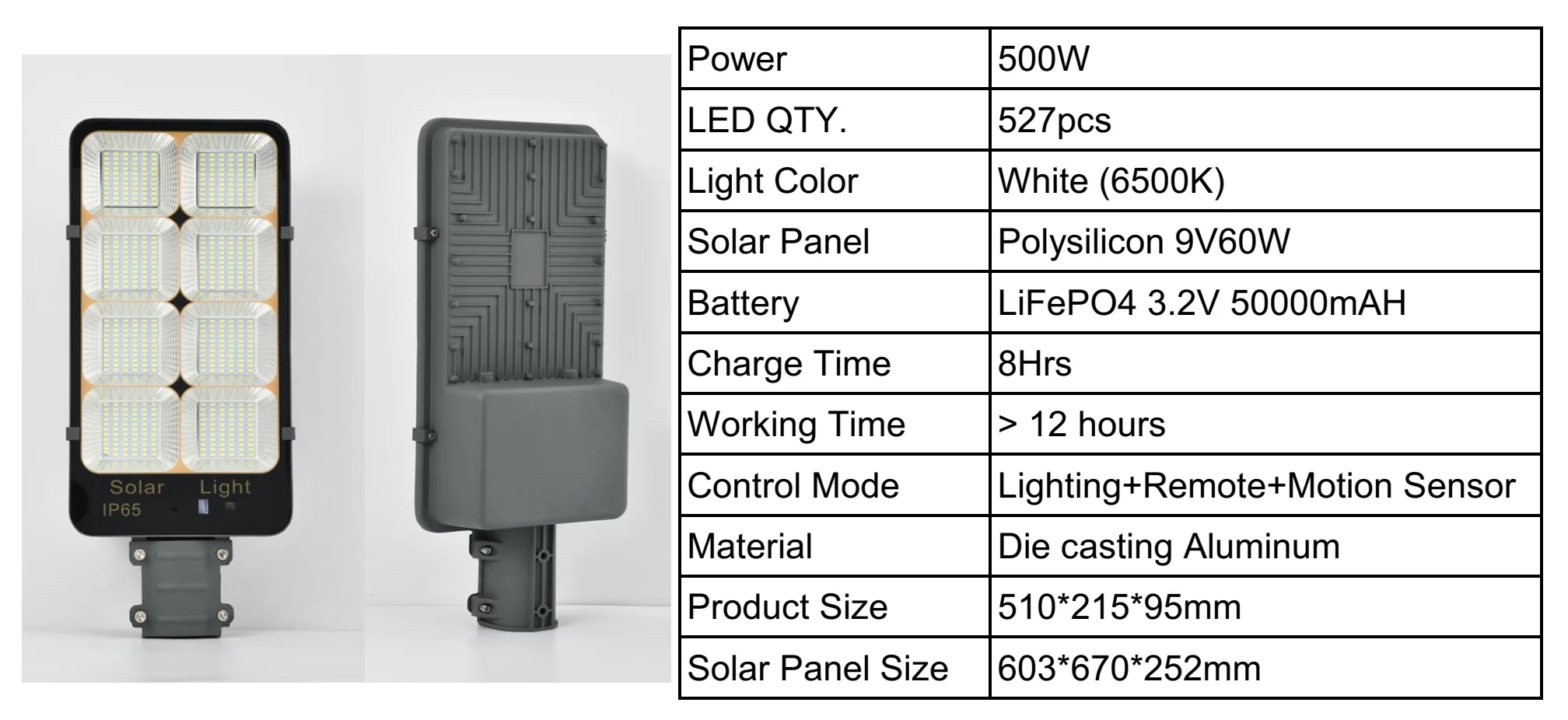 500w light