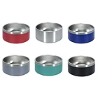 Dog Wholesale Double Wall Stainless Steel Dog Bowl 64oz 32oz Dog Puppy Car Pet Food Bowl