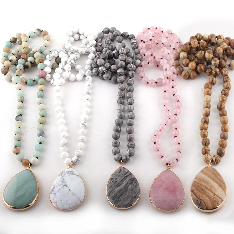 Women Beaded Bohemian Jewelry Natural 