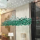 Custom Large Project Indoor Hotel Lobby Villa Decoration Modern Luxury Ceiling LED Crystal Chandelier