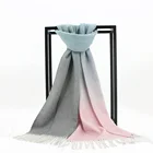 Pashmina 2021 Women Fashion Neck Wool Cashmere Pashmina Scarf 100% Cashmere Scarf