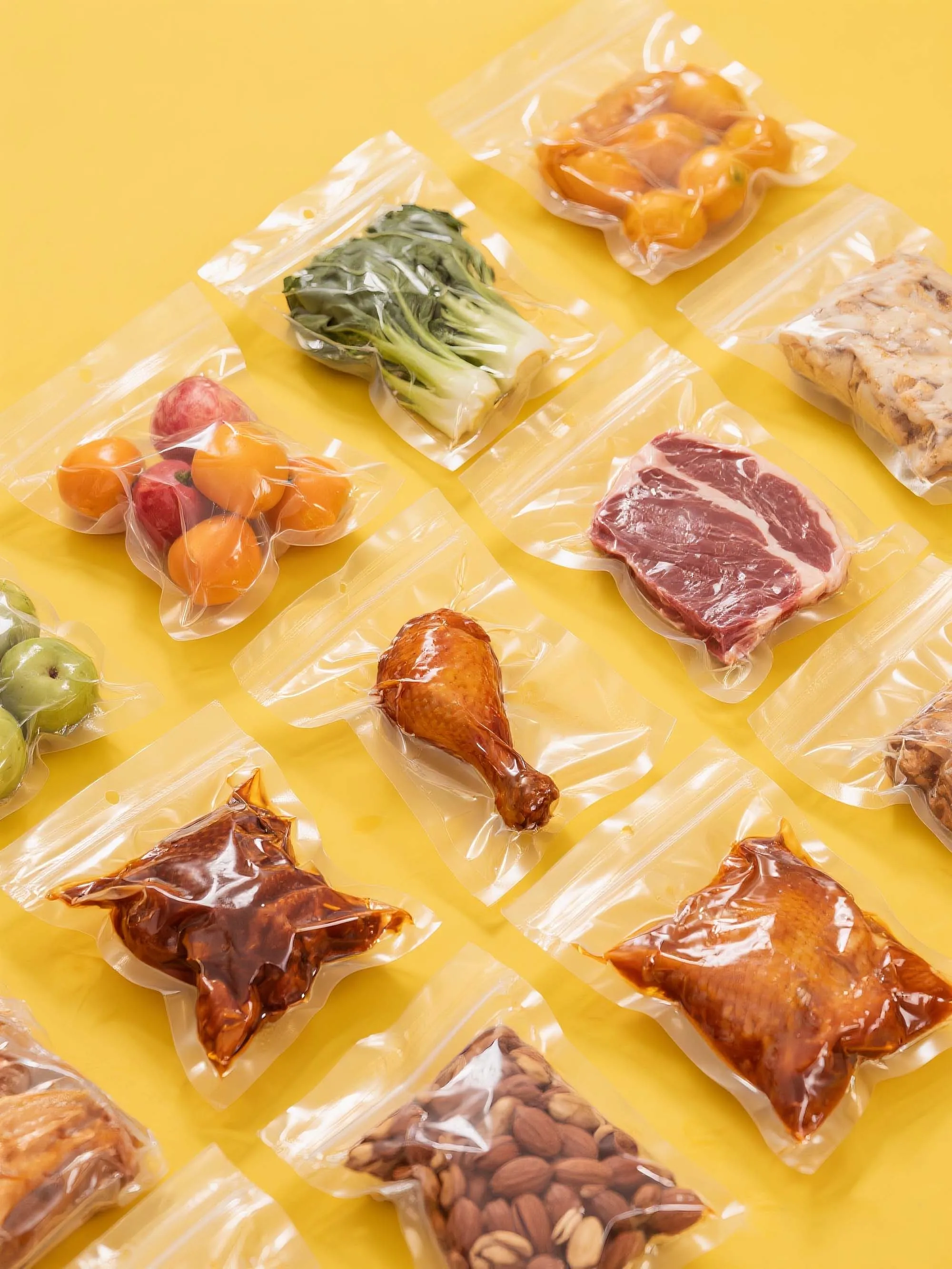 Microwave Safe Embossed Vacuum Bags for Meal Prep Freezer Sous Vide Custom Food Grade - detail 10