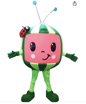 2025 High Quality custom adult cartoon character coco melon mascot costume coco melon adult costume