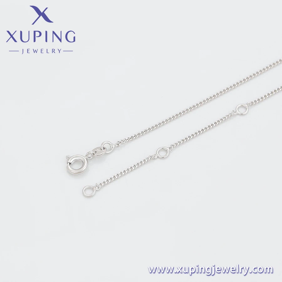 41954 xuping jewelry fashion Christmas necklace platinum plated Elegant pendant necklace stainless steel necklace