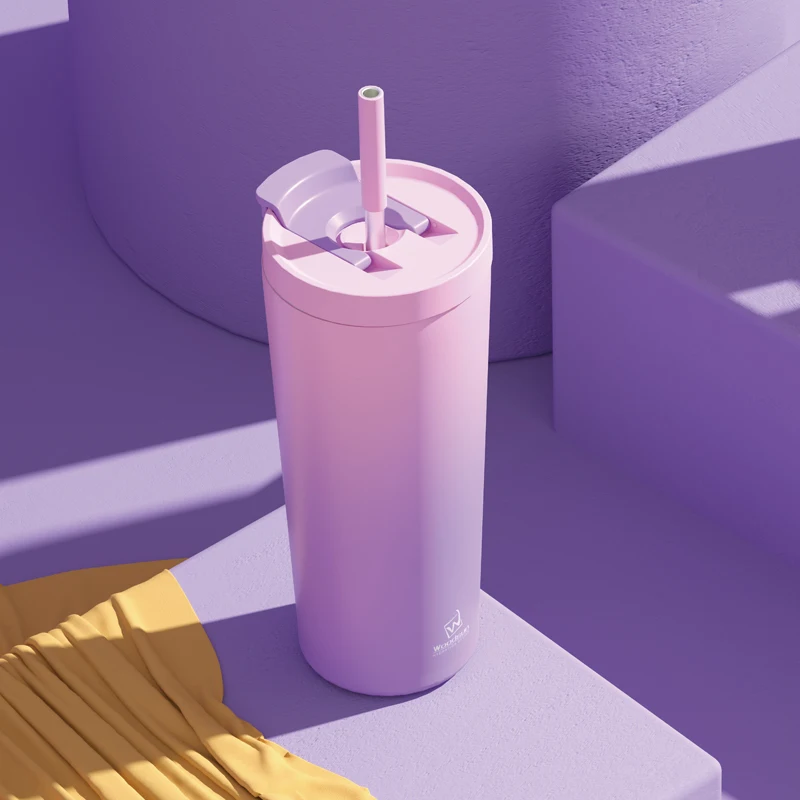 2024 Leisure Style 18/8 Vacuum Insulated Tumbler With Lid and Straw for Water manufacture