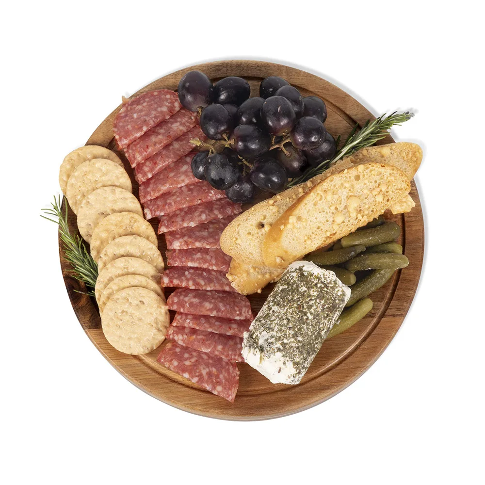 product acacia wood round charcuterie board and cheese knife set for meat and cheese cutting-10