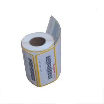 double layer label with tracking barcode for e-commerce