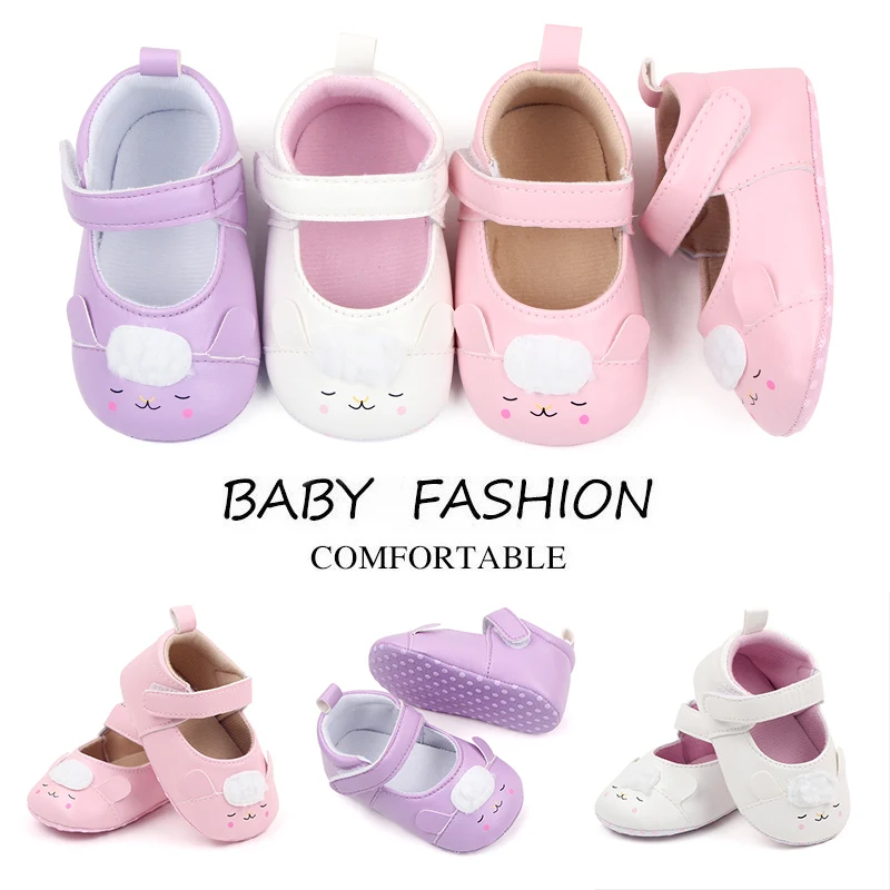 Spring and Autumn Cute Cartoon Animal Baby Soft Soled Princess Walking Shoes manufacture