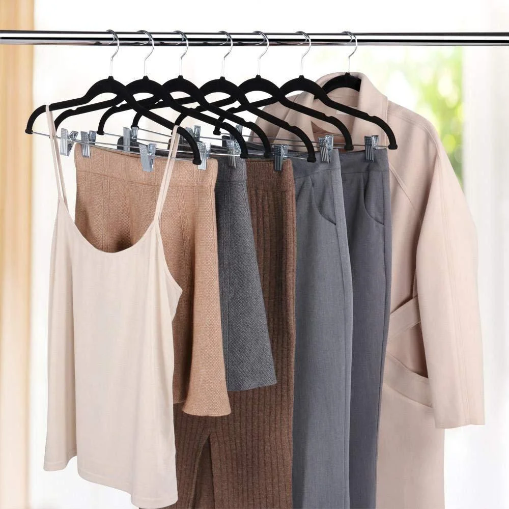 Lavinia Wholesale Custom Plastic Hanger Non-Slip Space Saving Velvet Hangers for Pants 22 H43dbfa1d3f3e4872a7ffca62fbca172dO Lavinia Wholesale Custom Plastic Hanger Non-Slip Space Saving Velvet Hangers for Pants