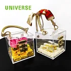 Clutch UNIVERSE Advanced Customization New Fashion Transparent Acrylic Small Square Bag Clutch Clear Box Purse