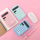 Calculator Calculatorcalculator Children Colorful Cheap Custom Battery Powered Solar Panel Pink Calculator