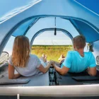 Family Pop Up Tent Family Camping 4 Person Portable Instant Tent