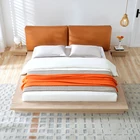 126607 Quanu Simple Style Japanese Tatami Bed Wooden Frame Beds