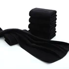 Black Towel China Towels China Durable Ultra Absorbent Plain Black Microfiber Hand Towel