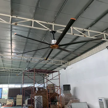 11 12ft Industrial Pmsm Large Big Ass Hvls Ceiling Fan For Warehouse