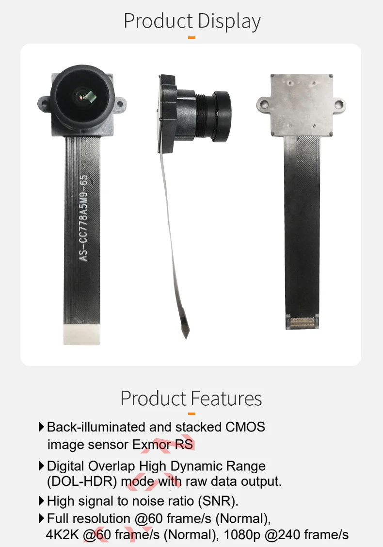 DGZX Raspberry Pi Jetson Nano 12MP 60fps IMX577 Sensor 1080P 240fps Sport Camera 4K2K FPC Mipi Camera Module插图1 DGZX Raspberry Pi Jetson Nano 12MP 60fps IMX577 Sensor 1080P 240fps Sport Camera 4K2K FPC Mipi Camera Module插图1