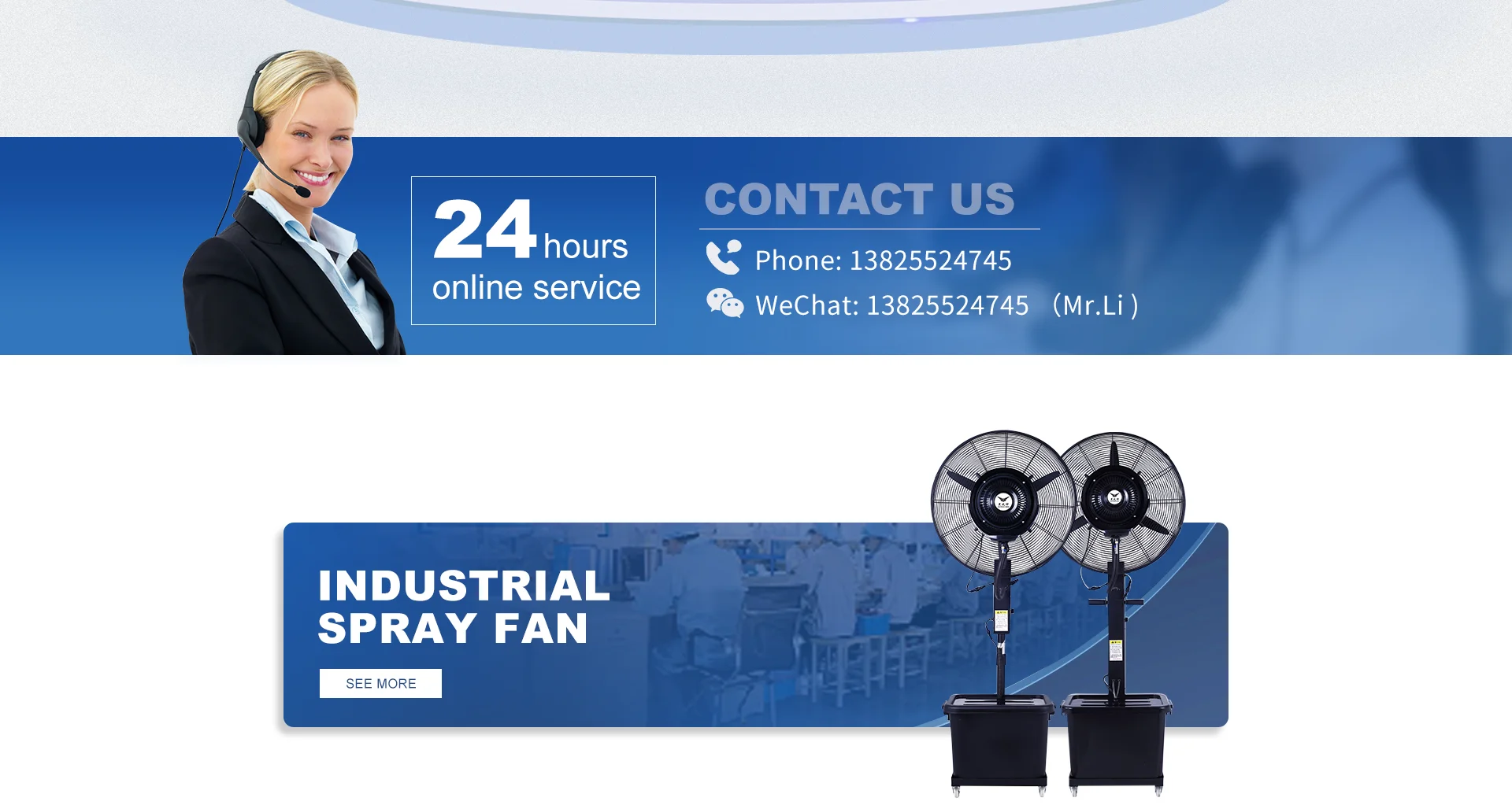 Mist Fan, 3-Speed, Portable - detail 20