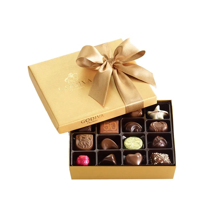 premium paper cardboard chocolate box custom logo