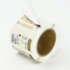 Adhesive Label Custom Logo High Quality Printed Waterproof Adhesive Label Sticker With 20 Years Experience