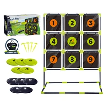 Kids Throwing 10 inch Flying Disc Toss Game Toy Set With Storage Bag 10 Flying Disc Outdoor Backyard Fun Outdoor Games