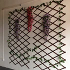 Colorful PVC Expanding Garden Trellis Plant Fence