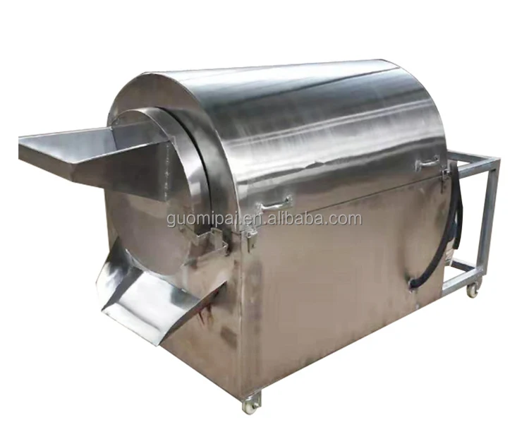 Small Automatic Stainless Steel Coffee Bean Roasting Machine / Nuts Baking Roasting Machine