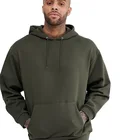 Plain Hoodie 100% Cotton Men Casual Plain Dyed Custom Blank Oversized Hoodie