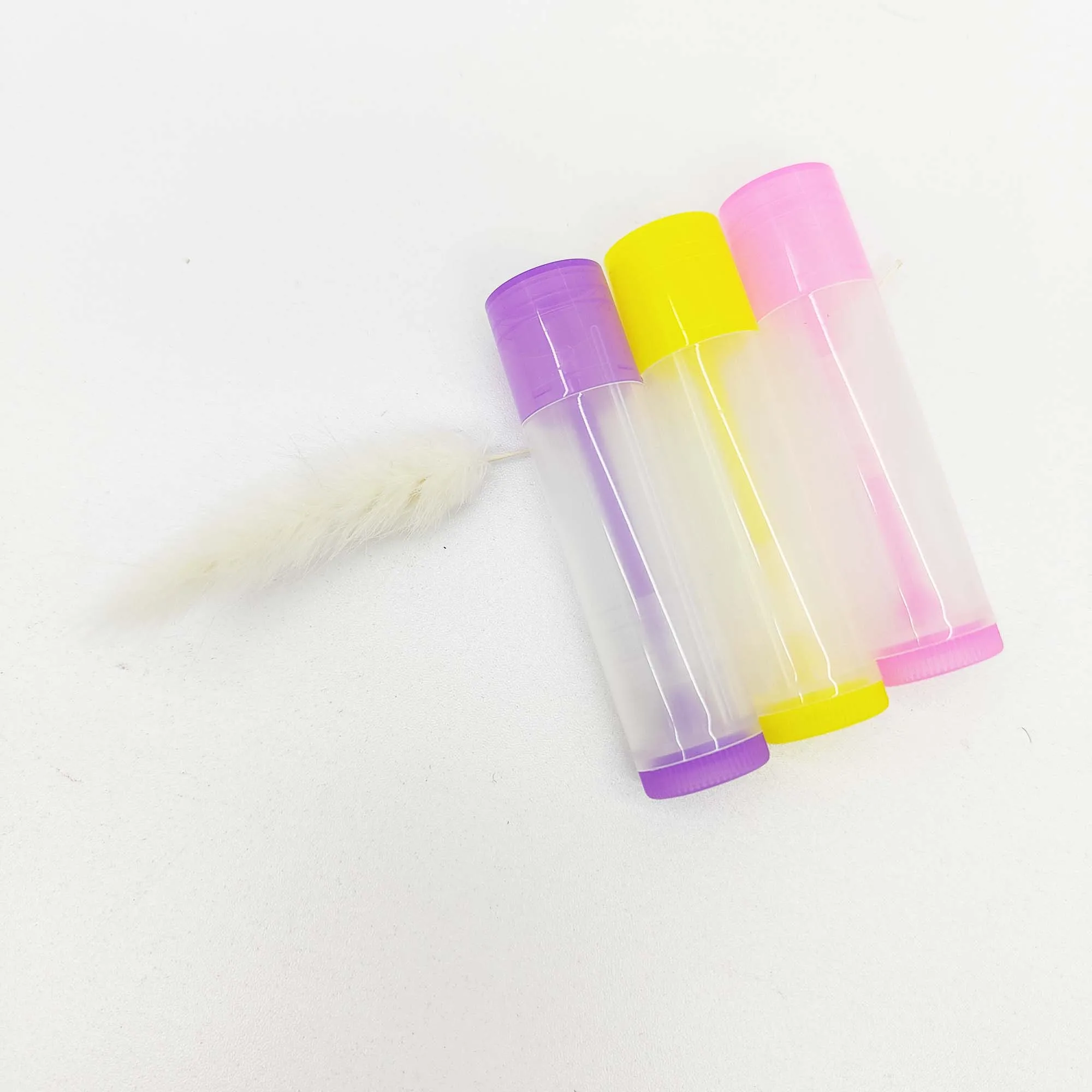 product 5g diy lip balm plastic container tube colored packaging for lip stick plastic bottles-25