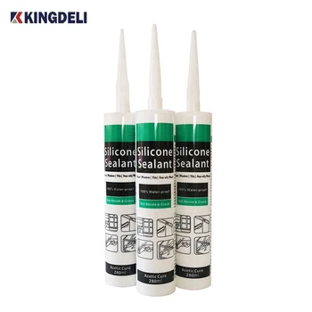 Factory wholesale acetic GP RTV glass sealant glue waterproof clear silicone sealant for sanitary window