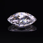 Loose High Quality 7A White Marquise Cut Synthetic Cubic Zirconia Loose
