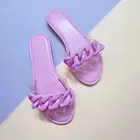 Sh11697a 2021 Summer Outdoor Sandals Women Flat Beach Slippers Girls Shopping Street Flip Flops