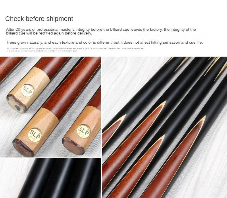 Slp 10mm One Piece Billiard Club Dedicated Cue Ash Wood Tacos De Billar