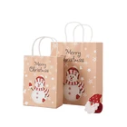 Paper Bag Bags With Custom Print Festival Present Paper Bag Christmas Paper Gift Bags With Handle
