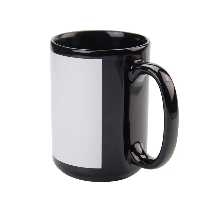 Personalized custom logo porcelain plain 15 oz plain big white ceramic cup tea coffee mugs for sublimation printing Personalized custom logo porcelain plain 15 oz plain big white ceramic cup tea coffee mugs for sublimation printing