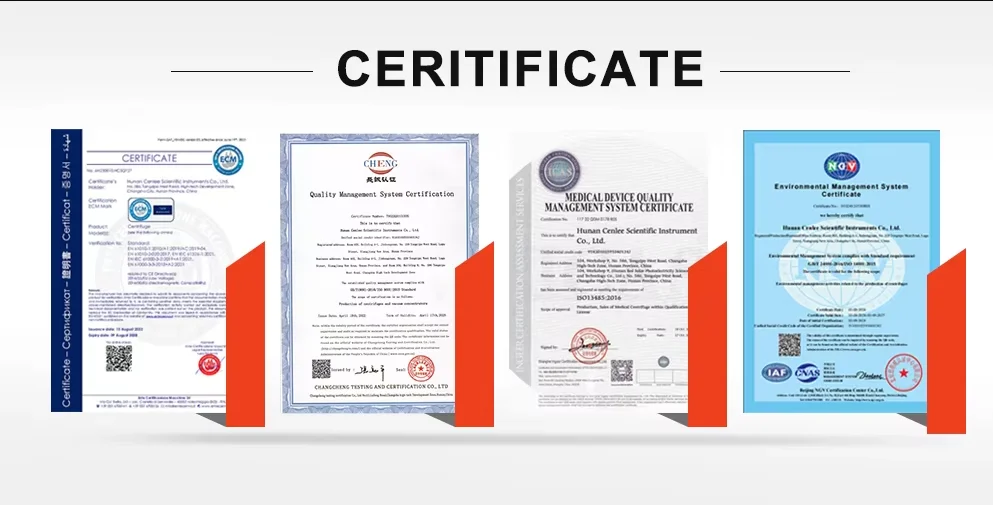 CenLee 6R Low Speed Laboratory Centrifuge 6000RPM 5120xg Refrigerated Centrifuge for Hospital Use