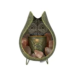 Burner Electric Burners Aroma Oil Burner Iron Art Lamp Oil Warmer Electric Fragrance Oil Burners