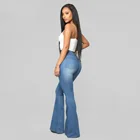 Pants Jeans Boot Cut Women's Fashion Wide Leg Denim Pants High Waist Flare Jeans Boot Cut Trousers
