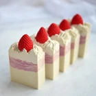 Soaps Handmade Soap 2020 Popular Colorful Strawberry Fragrance Skin Whitening Custom Face Handmade Soaps