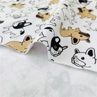 Cloth Custom Cotton Spandex Digital Print Knit 4 Way Stretch Cotton Spandex Fabric For Cloth