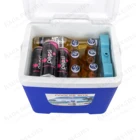Ice Box Plastic Cooler Box Amazon Hot Sell Camping Plastic OEM Ice Chest Cooler Box Cooler With Bail Handle Blue