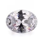 Zircon Zirconia Zircon Zircon BaiFu Jewelry Synthetic Zircon Oval Cut White Cubic Zirconia Stones