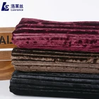Pleated Pleated Ice Spandex Crushed Velvet Fabric For Dress